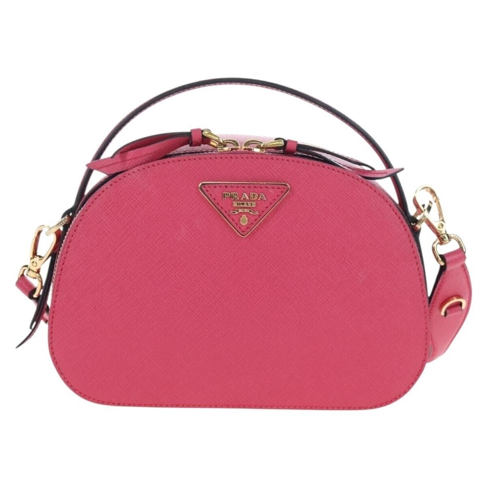 Prada Odette Top Handle Saffiano Leather Small